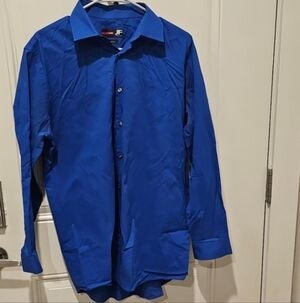 jf j.ferrar Men's Vibrant Blue Shirt Jacket